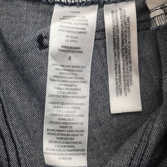 Calvin Klein Jeans Ladies Size 4 Dark Wash High Rise Skinny Blue Jeans - Picture 7 of 14